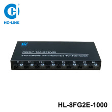 Switch quang 8 port SC  + 2 port RJ45 Gigabit Ho-link HL-8FG2E-1000