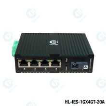 Switch quang chuẩn công nghiệp 10/100/1000Mbps HO-LINK HL-IES-1GX4GT-20A
