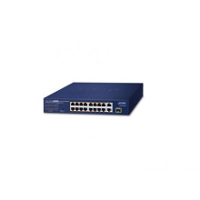 Switch PoE Planet FGSD-1821P, 16 port 10/100M PoE + 2RJ45/1SFP
