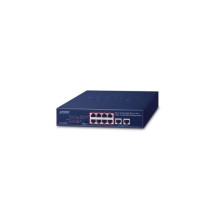 Switch PoE Planet FSD-1008HP, 8 port 10/100M PoE + 2 port 10/100M