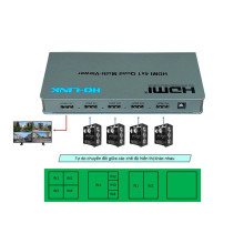 Bộ gộp HDMI 4 vào 1 ra HO-Link HL-7056A
