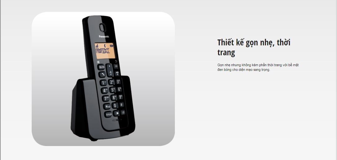 Điện thoại b&agrave;n kh&ocirc;ng d&acirc;y Panasonic KX-TGB110CX