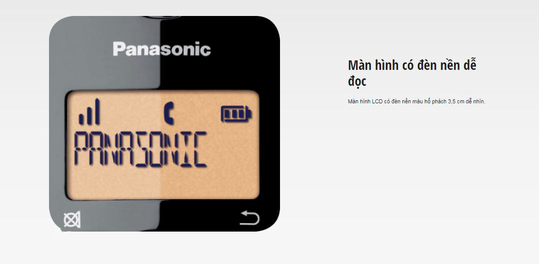 Điện thoại b&agrave;n kh&ocirc;ng d&acirc;y Panasonic KX-TGB110CX