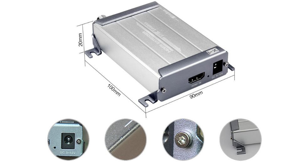 bộ chuyển HDMI qua c&aacute;p đồng trục 200 300m