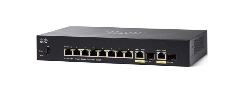 Cisco SF352-08P-K9-EU 8-port 10/100 Max-POE Managed Switch