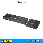 Bộ kéo dài tín hiệu HDMI 4 vào 1 ra có cổng USB GNETCOM G-HD441EX