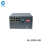 Bộ chuyển đổi quang điện màn LED 8 cổng LAN Gigabit Ho-Link HL-2018-LED