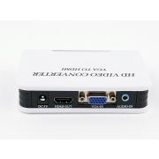 Bộ chuyển đổi tín hiệu VGA Sang HDMI YJS-4500HD | Hỗ trợ Audio