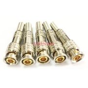 Jack BNC lò xo vặn, lõi đồng BNC-01