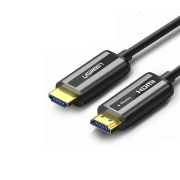 Cáp HDMI 2.0 sợi quang hợp kim kẽm 10m hỗ trợ 4K/60Hz chính hãng Ugreen 50717