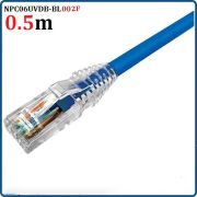 Dây nhảy patch cord 0.5m Cat6 Blue (NPC06UVDB-BL002F) commscope