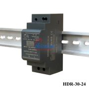 Nguồn meanwell 24v HDR-30-24, nguồn công nghiệp 24V