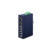 Switch công nghiệp Planet IGS-620TF, 4 Port Gigabit +2 SFP