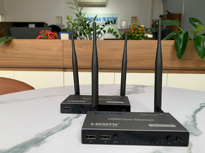 Bộ thu phát hdmi không dây co USB